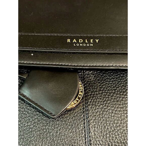Radley London Black Ripley Road Flap Magnetic Closure Bag Purse NEW - Picture 7 of 12